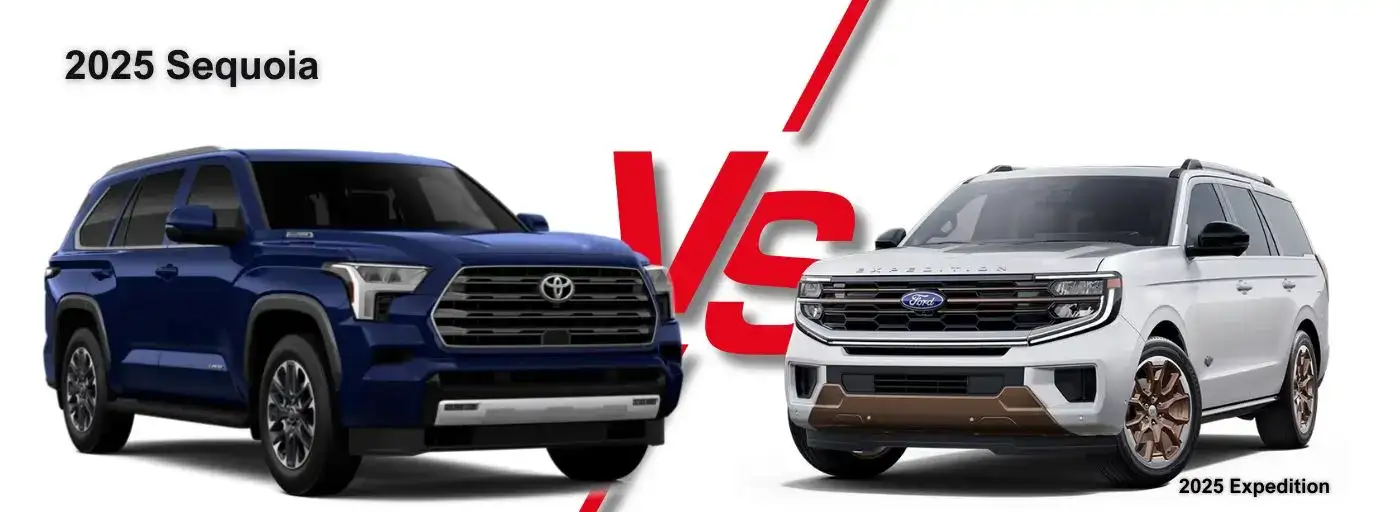 2025 Toyota Sequoia vs the Ford Expedition
