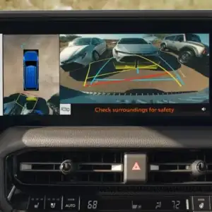 2026 Toyota Land Cruiser Backup Camera on Dashboard