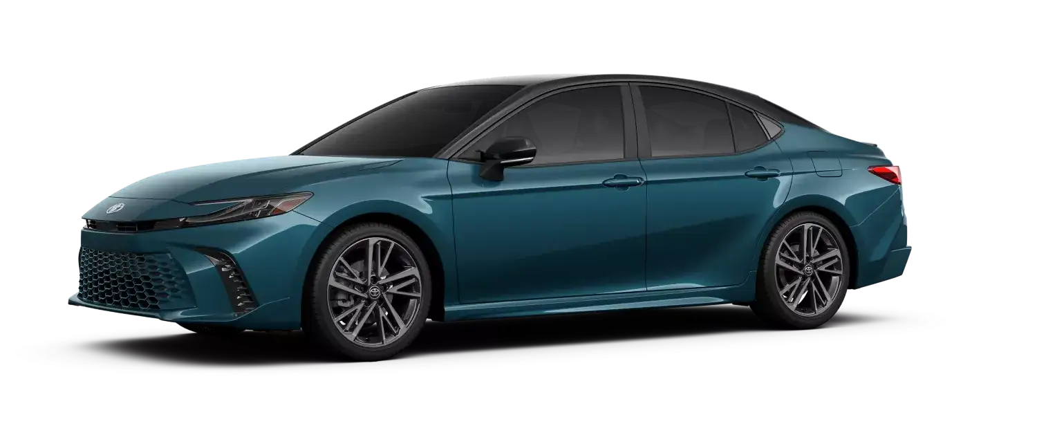 2026 Toyota Camry Ocean Gem with Midnight Black Metallic Roof
