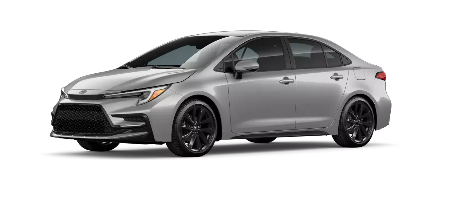 2026 Toyota Corolla Classic Silver Metallic with Midnight Black Metallic Roof