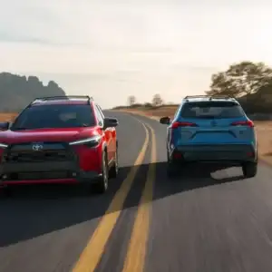 2026 Toyota Corolla Cross XLE passing Hybrid XSE