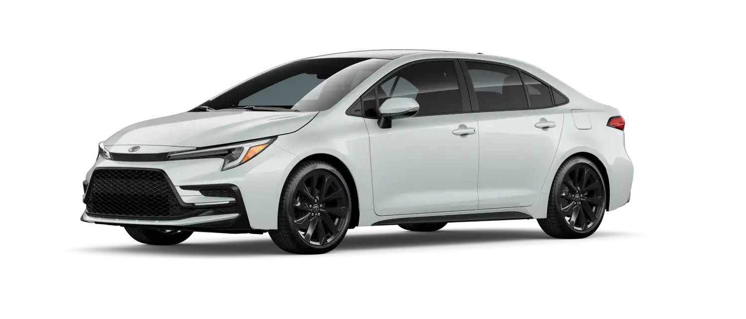 2026 Toyota Corolla Wind Chill Pearl with Midnight Black Metallic Roof