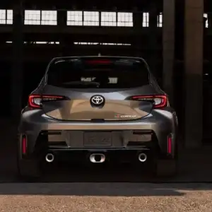 2026 Toyota GR Corolla Heavy Metal rear view