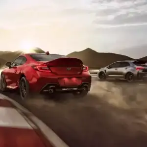 2026 Toyota GR Corolla Premium Heavy Metal driving with GR models