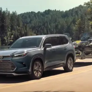 2026 Toyota Grand Highlander towing jet skis