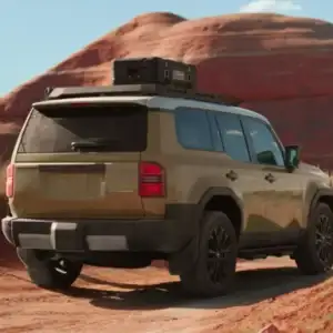 2026 Toyota Land Cruiser Rear and Passenger Side View