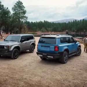 2026 Toyota Land Cruisers Parked Off-Road
