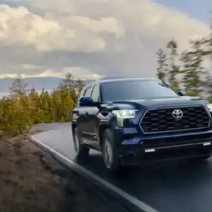2026 Toyota Sequoia Blueprint in motion