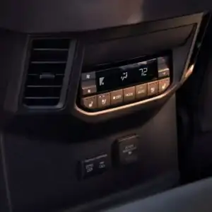 2026 Toyota Sequoia rear climate control