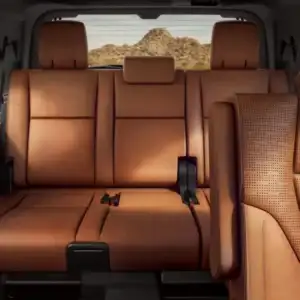 2026 Toyota Sequoia Saddle Tan third row seats