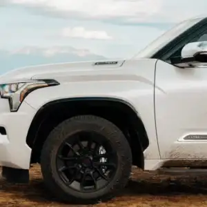 2026 Toyota Sequoia Wind Chill Pearl front quarter side profile