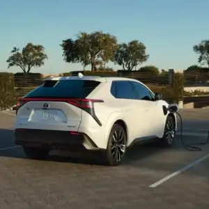 2026 Toyota bZ Rear View Charging