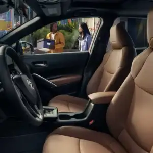 2026 Toyota Corolla Cross Hybrid Front Seat Interior