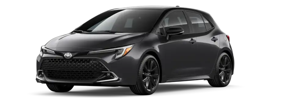 2026 Toyota Corolla Hatchback Magnetic Gray Metallic with Midnight Black Metallic Roof