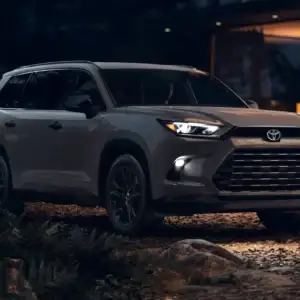 2026 Toyota Grand Highlander Hybrid and Hybrid MAX at Night