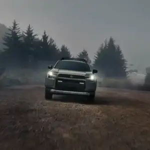 2026 Toyota RAV4 Hybrid with Headlights on