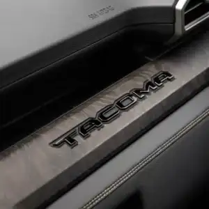 2026 Toyota Tacoma Limited Interior with Tacoma Emblem