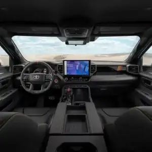 2026 Toyota Tundra TRD View of Front Seating Area