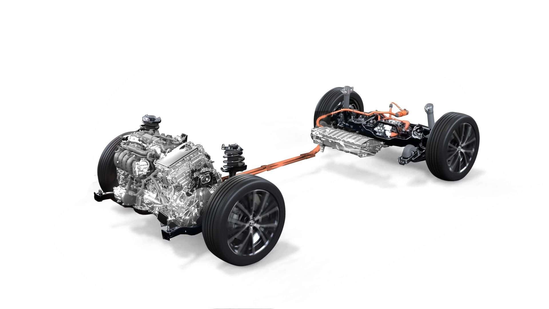2023 Toyota Prius cutaway view of powertain