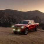 The Reliable And Superior 2026 Toyota Tacoma With Shining Headlights, As The Day Melts Into Dusk