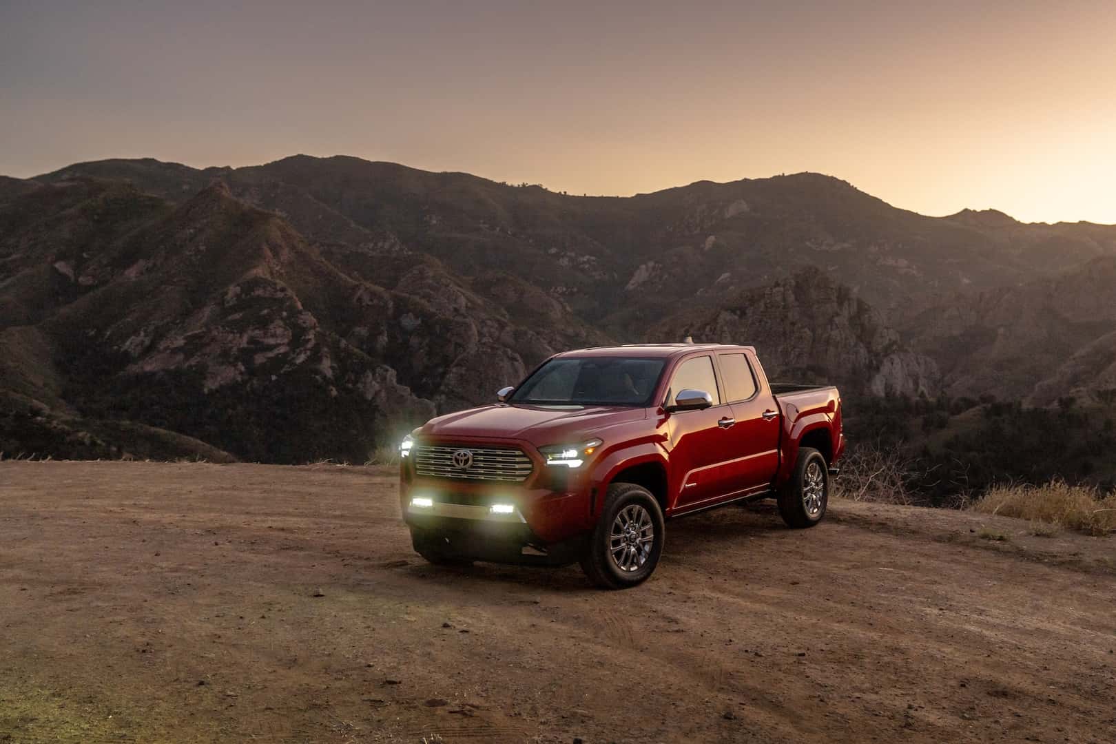 2026 Toyota Tacoma Limited Red Headlights Fog Lights