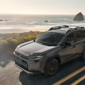 2026 Toyota RAV4 PHEV Woodland Urban Rock in motion