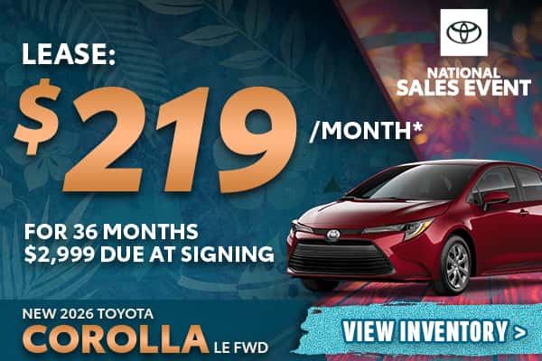 New 2026 Toyota Corolla LE FWD
