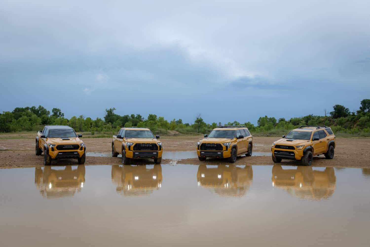 Toyota TRD Pro lineup in Honeycomb including the Sequoia