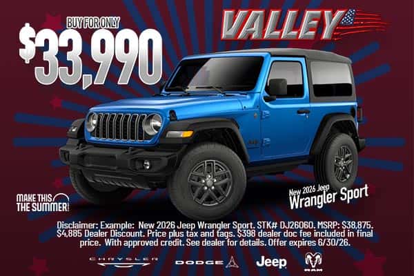 2026 Jeep Wrangler Sport
