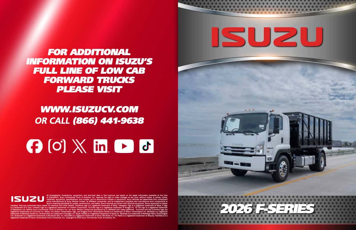 2026 Isuzu F-Series Brochure Cover