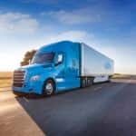 Fourth Gen Cascadia Traveling on the Highway