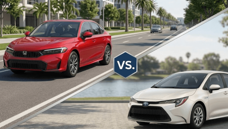 Toyota Corolla Vs Honda Civic