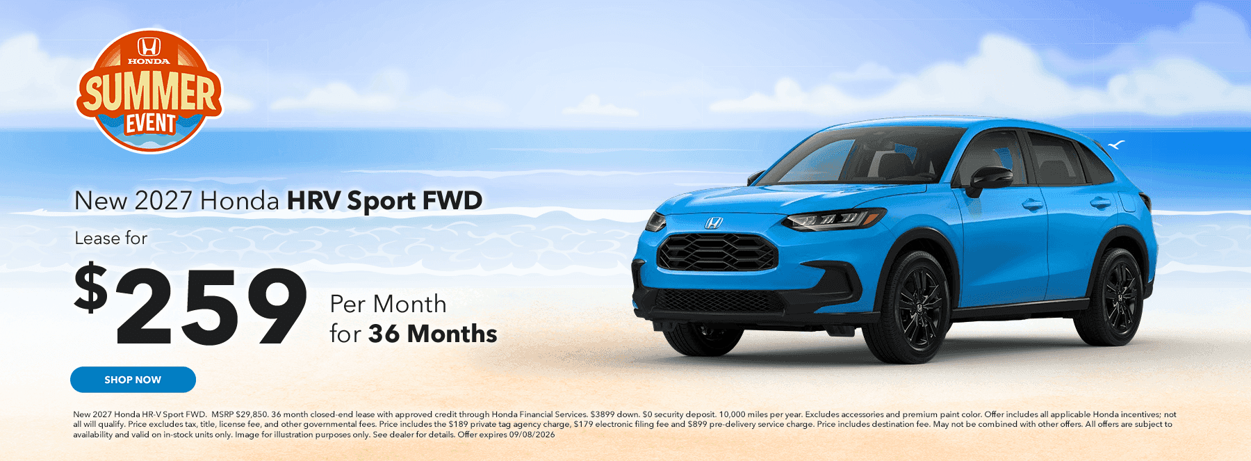 New 2027 HRV Sport FWD