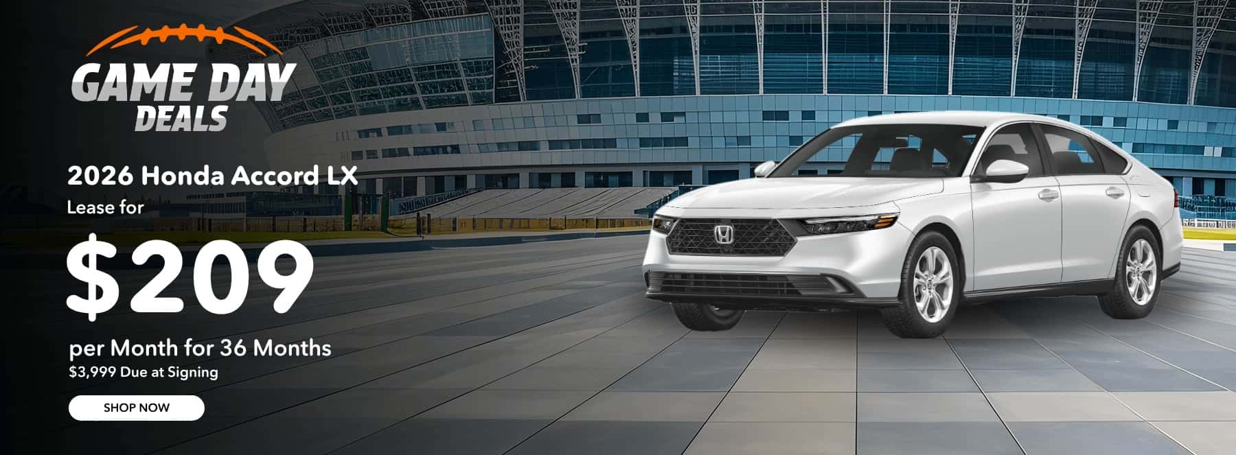 2026 Honda Accord LX Lease
