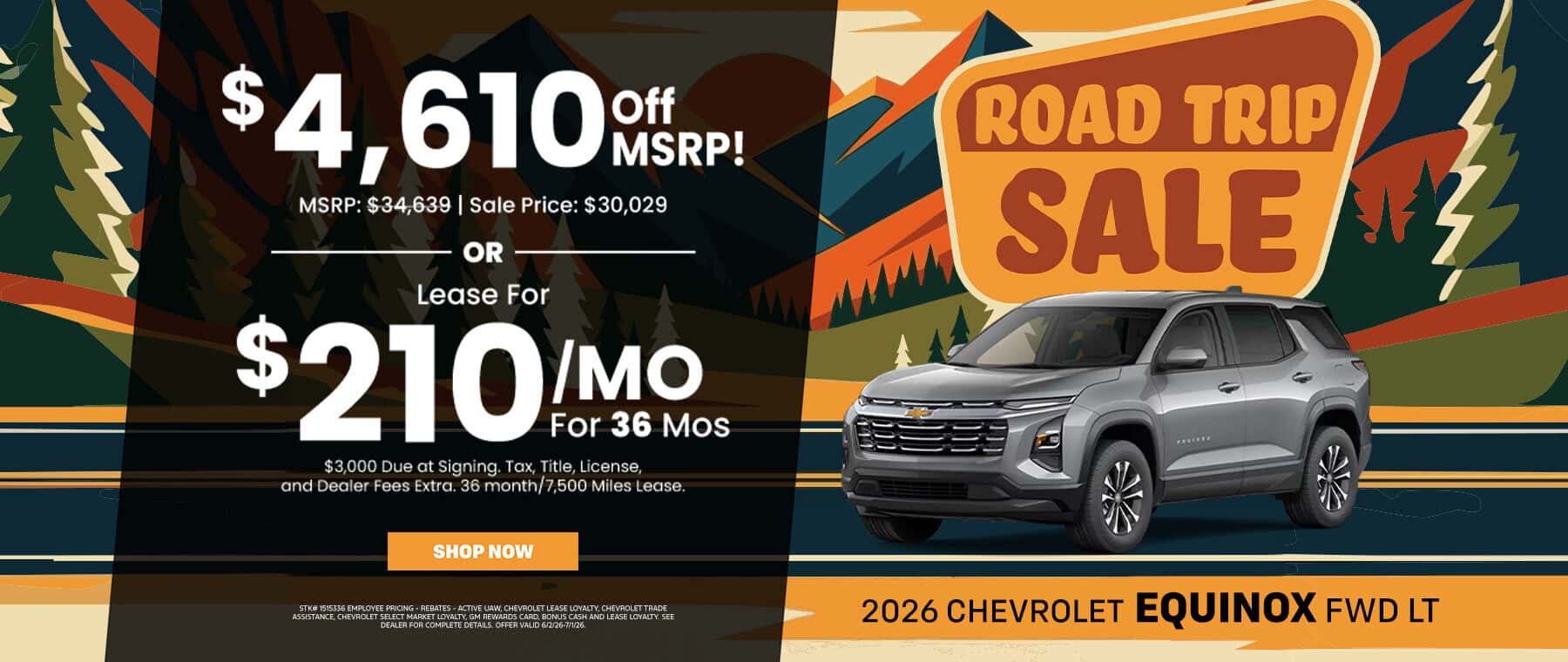 June 2026 Chevrolet Equinox Special Offer