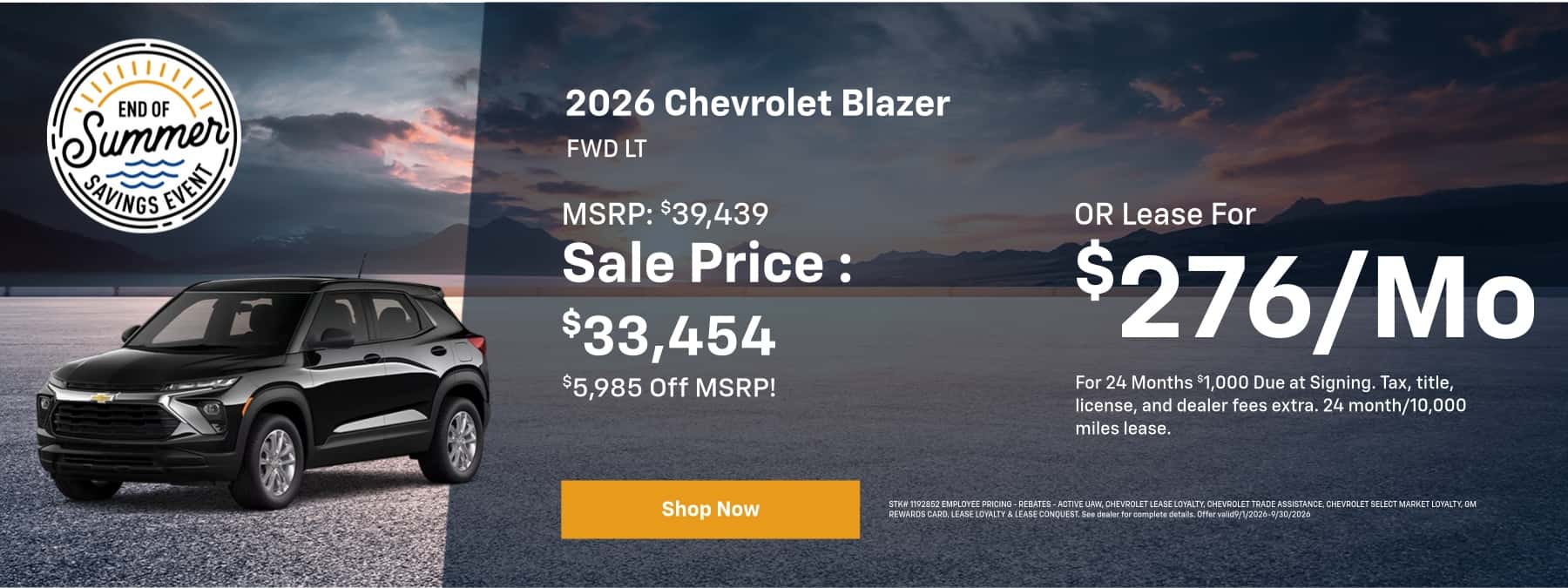 2026 Chevrolet Blazer