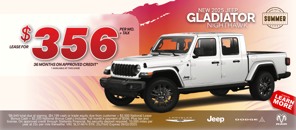 New 2025 Jeep Gladiator Nighthawk