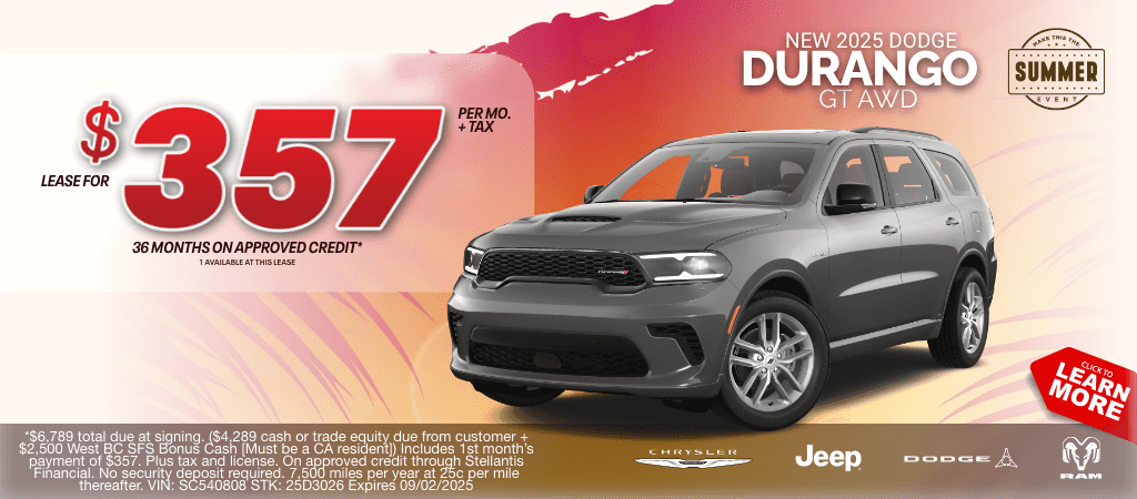 New Dodge Durango GT