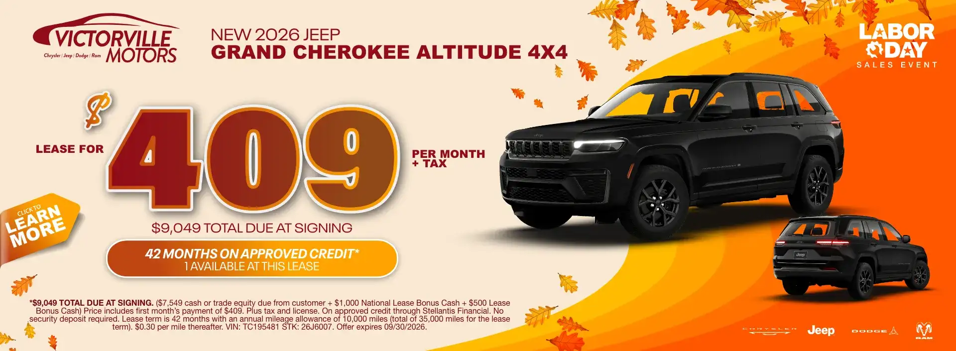 Grand Cherokee Lease