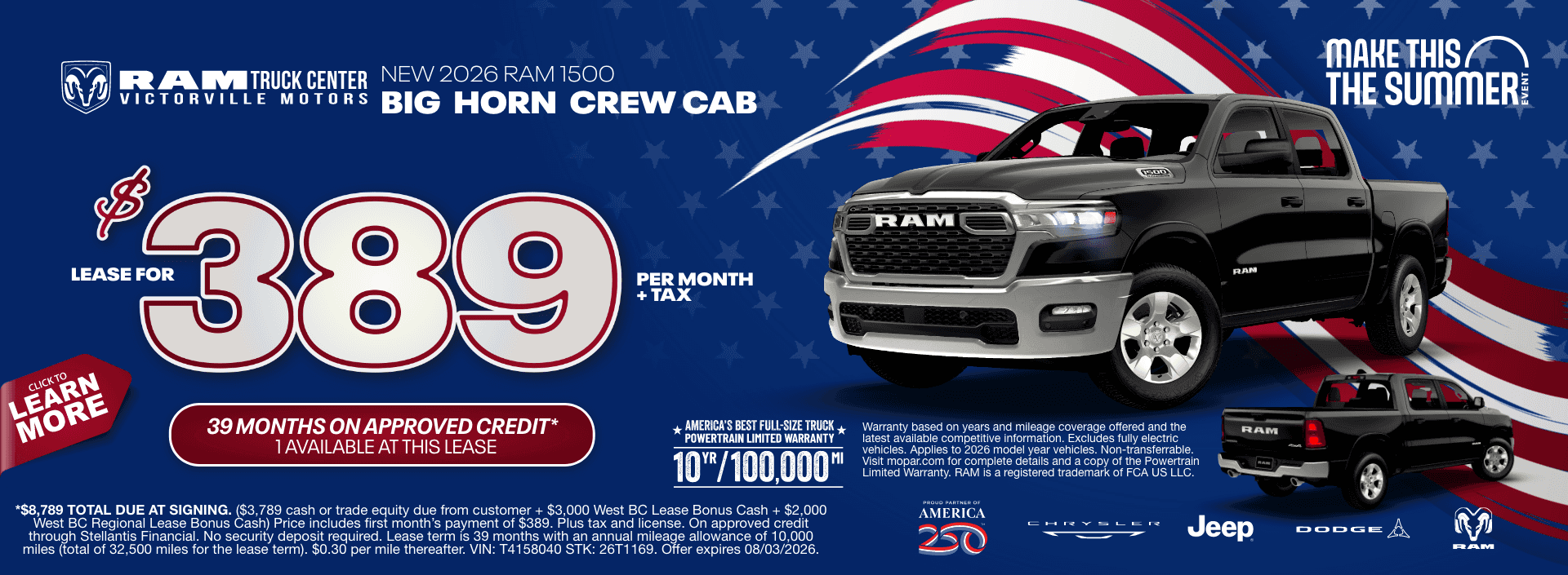 Ram 1500 Lease