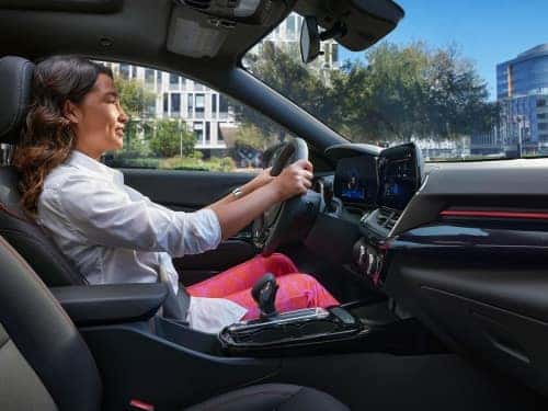 2024 Chevrolet Trax view of woman driving