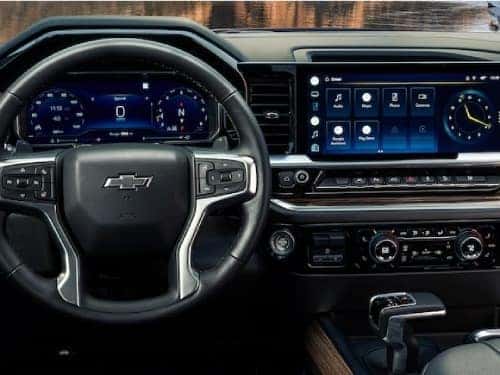 2024 Chevrolet Silverado 1500 view of dash area