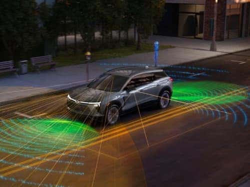2024 Chevrolet Blazer EV model view of safety feature