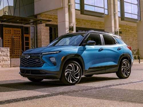 2025 Chevrolet Trailblazer exterior view on a road