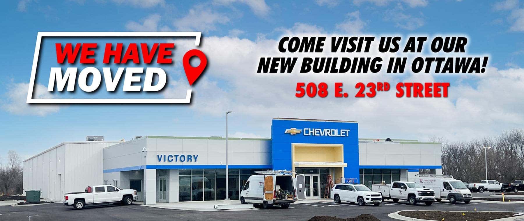 we have moved