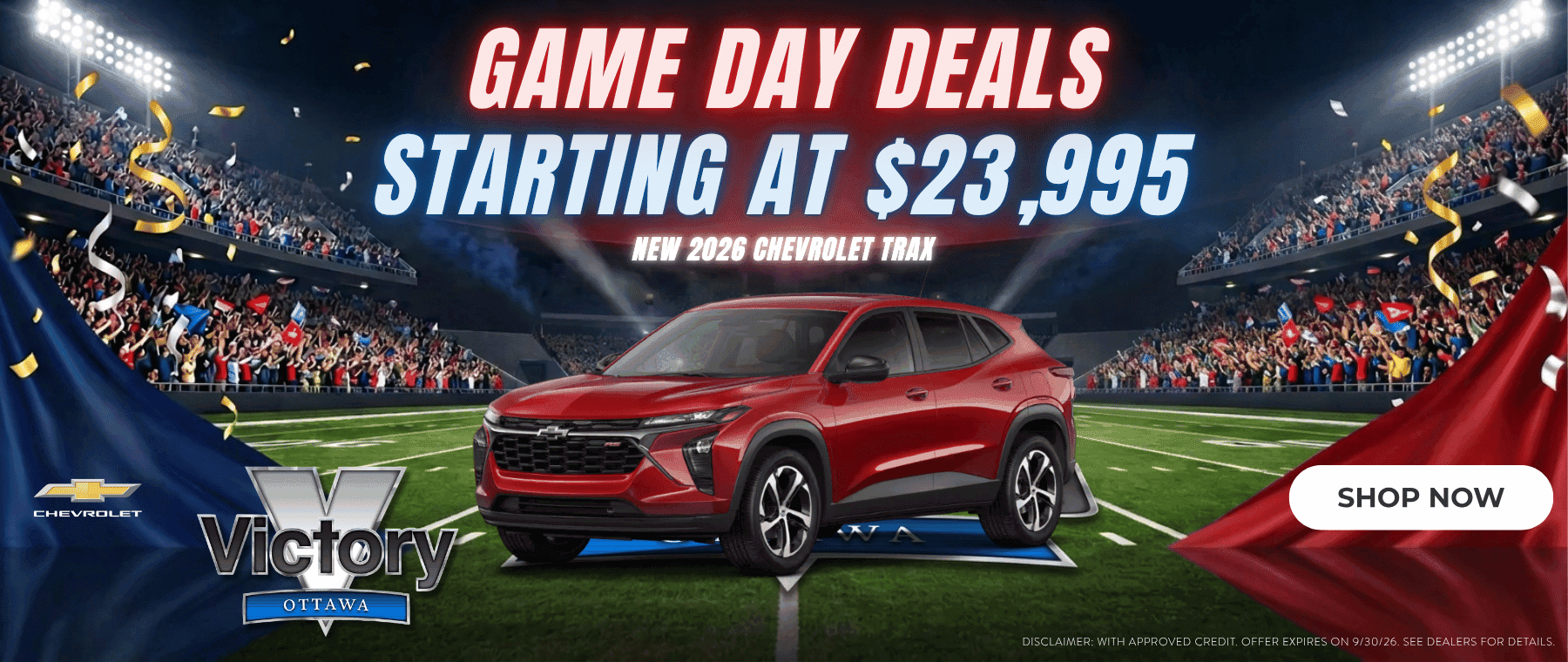 2026 Chevrolet Trax Sep Banner