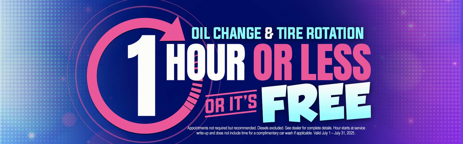 One Hour Oil Change
