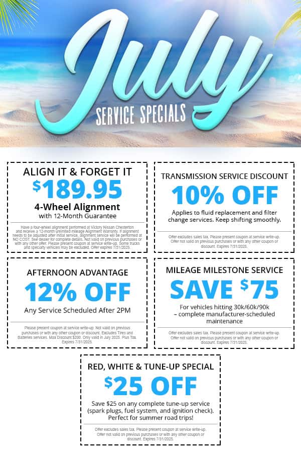 July Service Specials