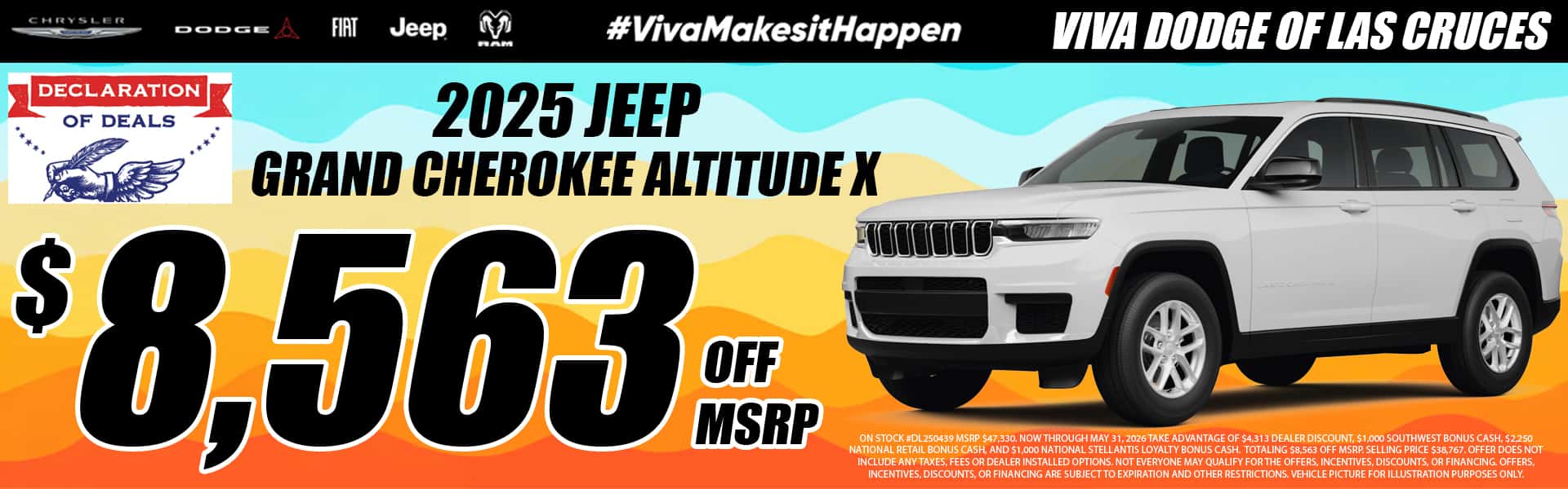 Viva Dodge Las Cruces May 2026 Grand Cherokee Special