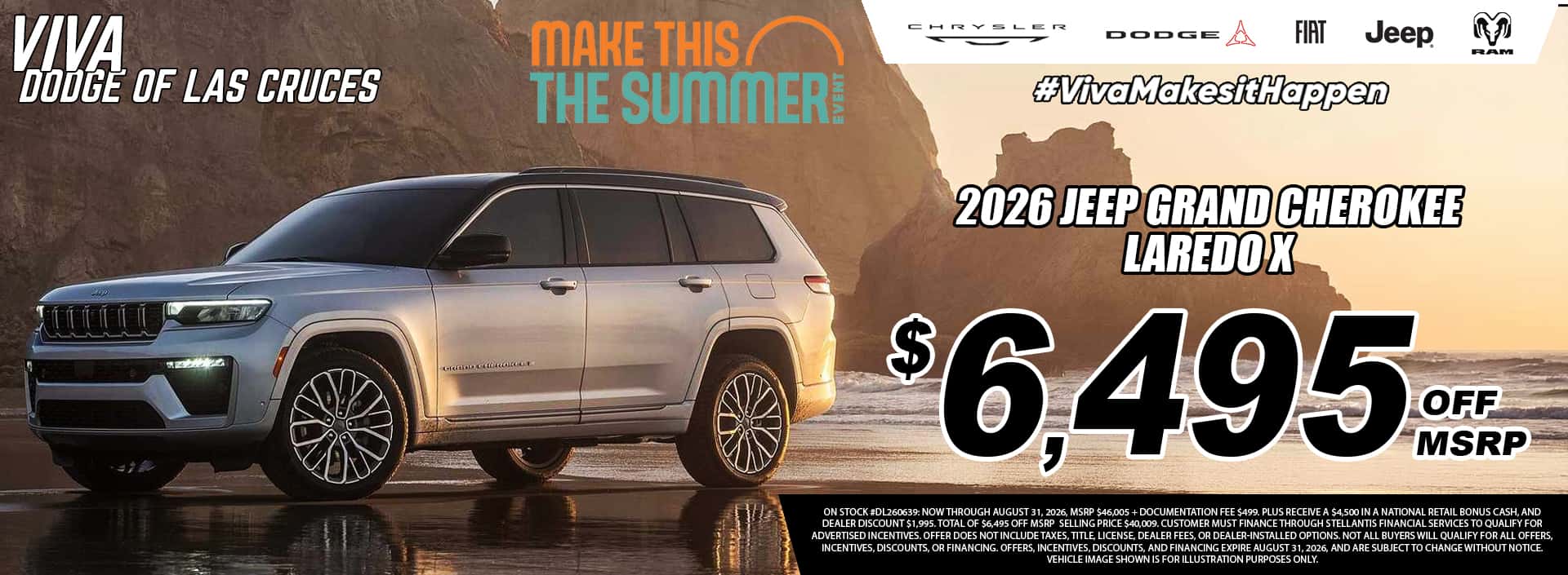 Viva Dodge August 2026 Cherokee Special